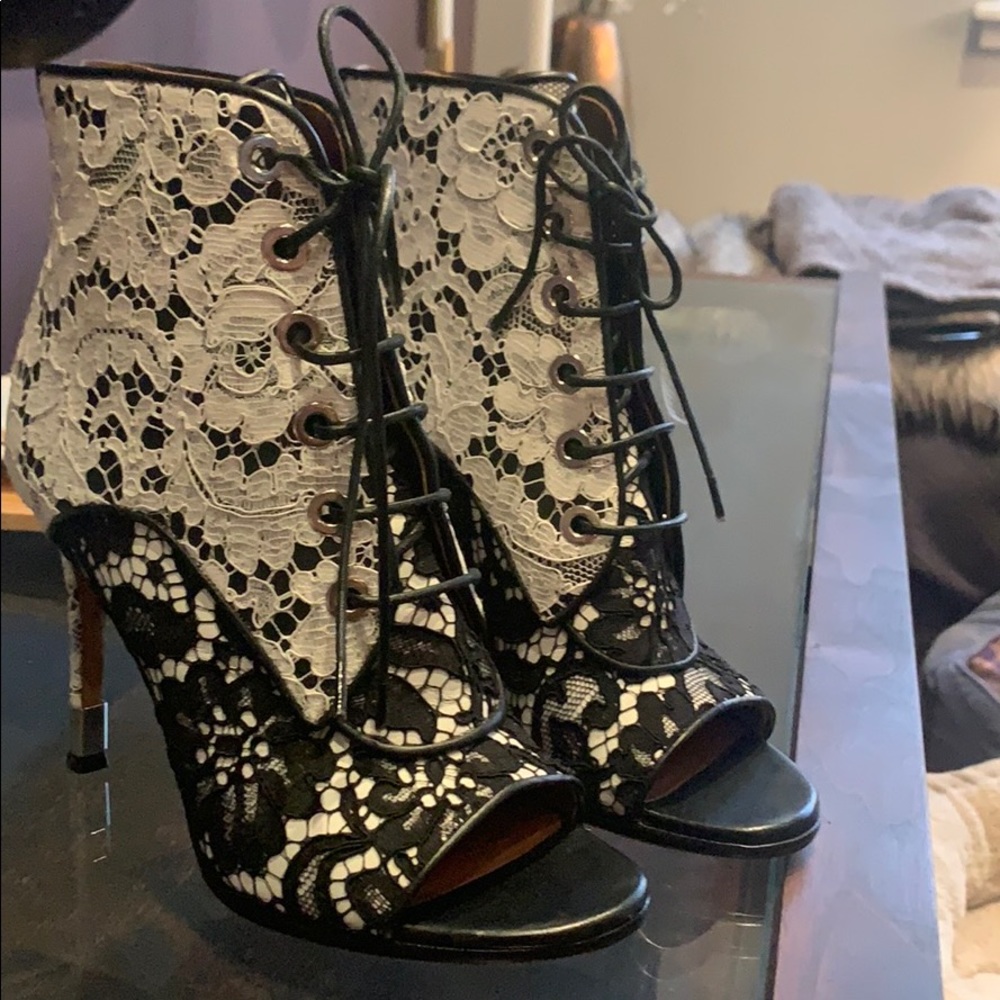 Givenchy Floral Booties